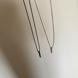 UNISEX MINIMALIST BAR NECKLACE/CHAIN